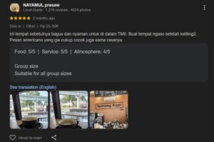 Tentang Kopi TMII review 1 Tentang Kopi TMII review 1
